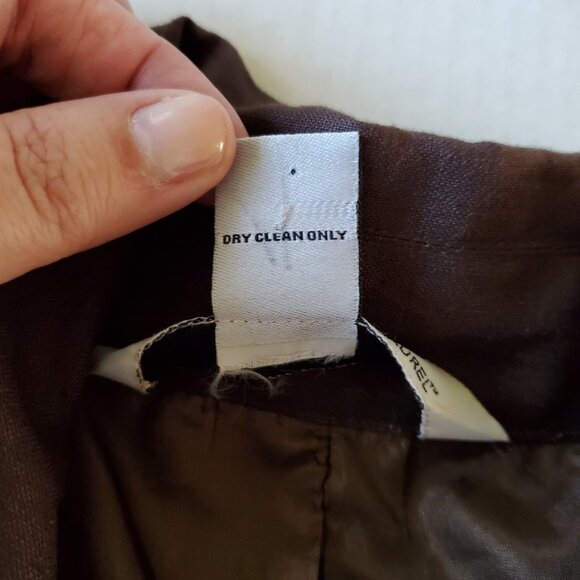 Lucy and Laurel Linen Short Sleeve Anorak Blouse Large - Picture 9 of 13